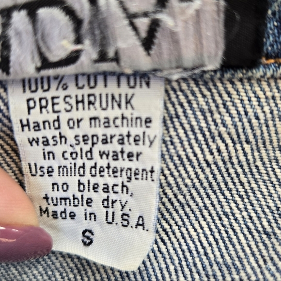 Vintage 90s NADIA Women's Tapestry Denim Teachers Jacket, In Size Small - Picture 8 of 8